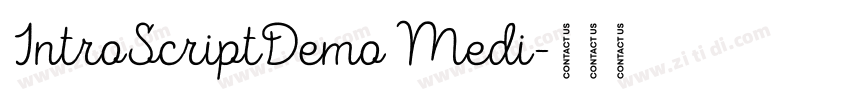 IntroScriptDemo Medi字体转换